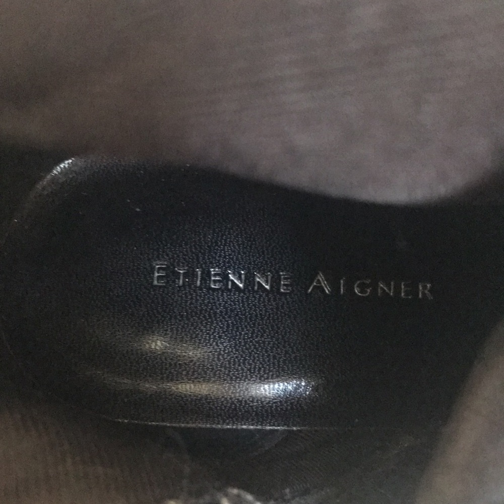 Etienne Aigner "Becky" Black Boots - Picture 5 of 10